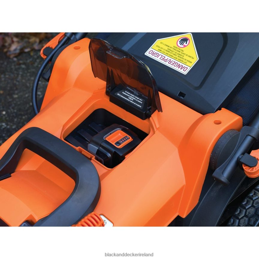 BLACK+DECKER 40V Max Cordless Lawn Mower With Battery And Charger Included 2TNNR2422 Outdoor