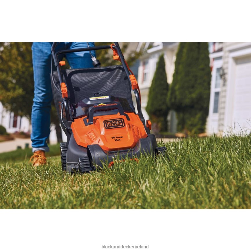 BLACK+DECKER Electric Lawn Mower 10-Amp 15-Inch Corded 2TNNR2427 Outdoor