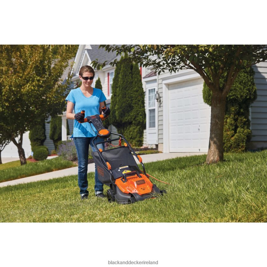 BLACK+DECKER Electric Lawn Mower 10-Amp 15-Inch Corded 2TNNR2427 Outdoor