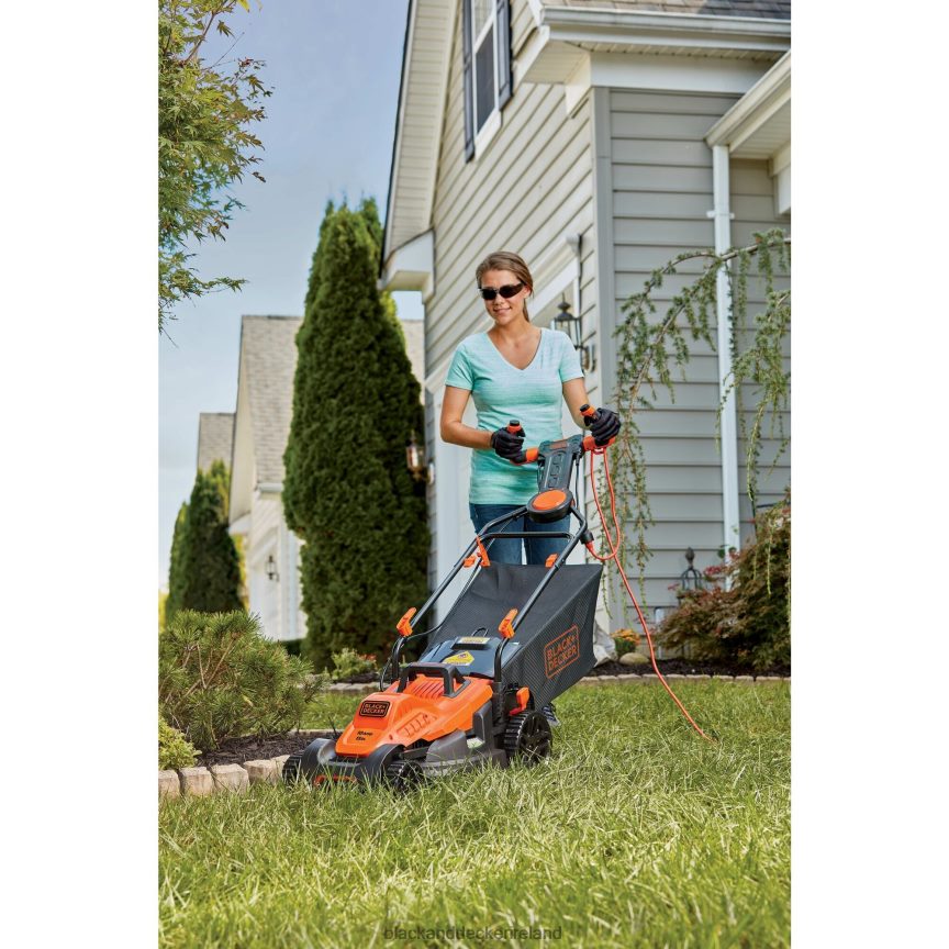 BLACK+DECKER Electric Lawn Mower 10-Amp 15-Inch Corded 2TNNR2427 Outdoor