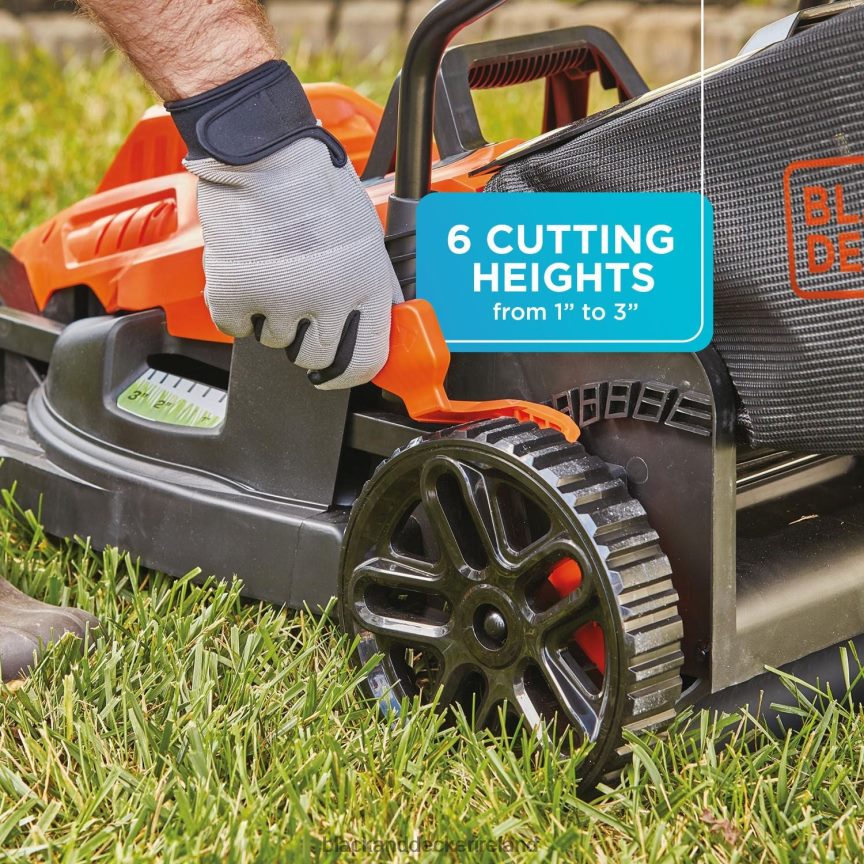 BLACK+DECKER Electric Lawn Mower 10-Amp 15-Inch Corded 2TNNR2427 Outdoor