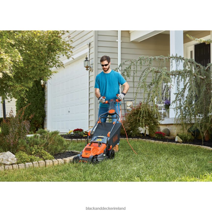BLACK+DECKER Electric Lawn Mower 10-Amp 15-Inch Corded 2TNNR2427 Outdoor