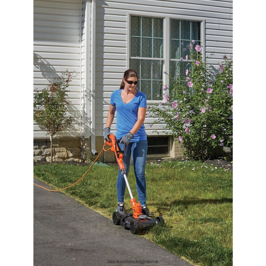 BLACK+DECKER Electric Lawn Mower String Trimmer Edger 3-In-1 Corded 2TNNR2415 Outdoor
