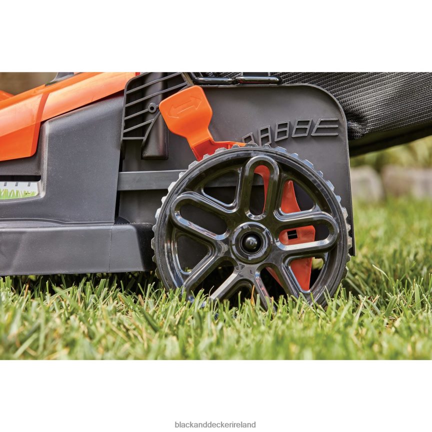BLACK+DECKER Electric Lawn Mower With Bike Handle 15-Inch 10-Amp Corded 2TNNR2418 Outdoor
