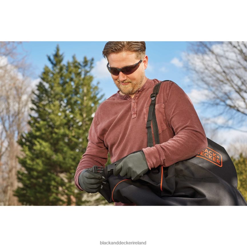 BLACK+DECKER 3-In-1 Electric Leaf Blower Leaf Vacuum Mulcher 2TNNR2442 Outdoor