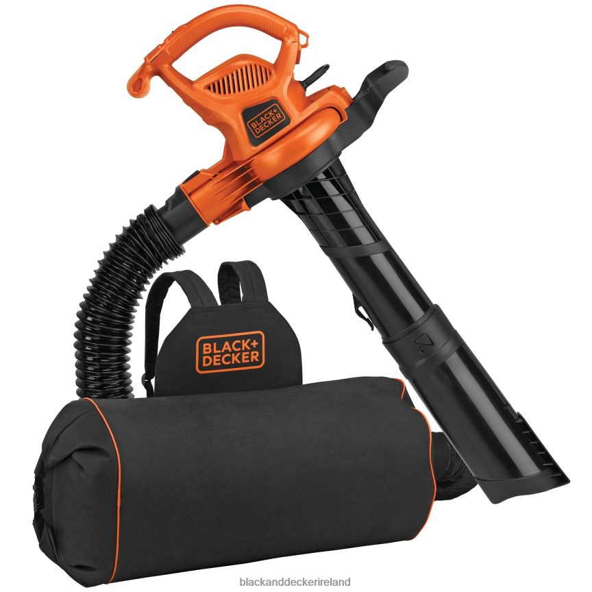 BLACK+DECKER 3-In-1 Electric Leaf Blower Leaf Vacuum Mulcher 2TNNR2442 Outdoor
