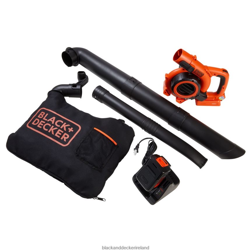 BLACK+DECKER 40V MAX Leaf Blower/Leaf Vacuum Kit Cordless 2TNNR2439 Outdoor