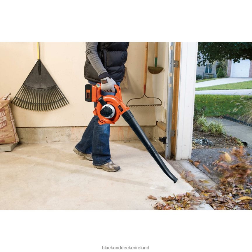 BLACK+DECKER 40V MAX Leaf Blower/Leaf Vacuum Kit Cordless 2TNNR2439 Outdoor