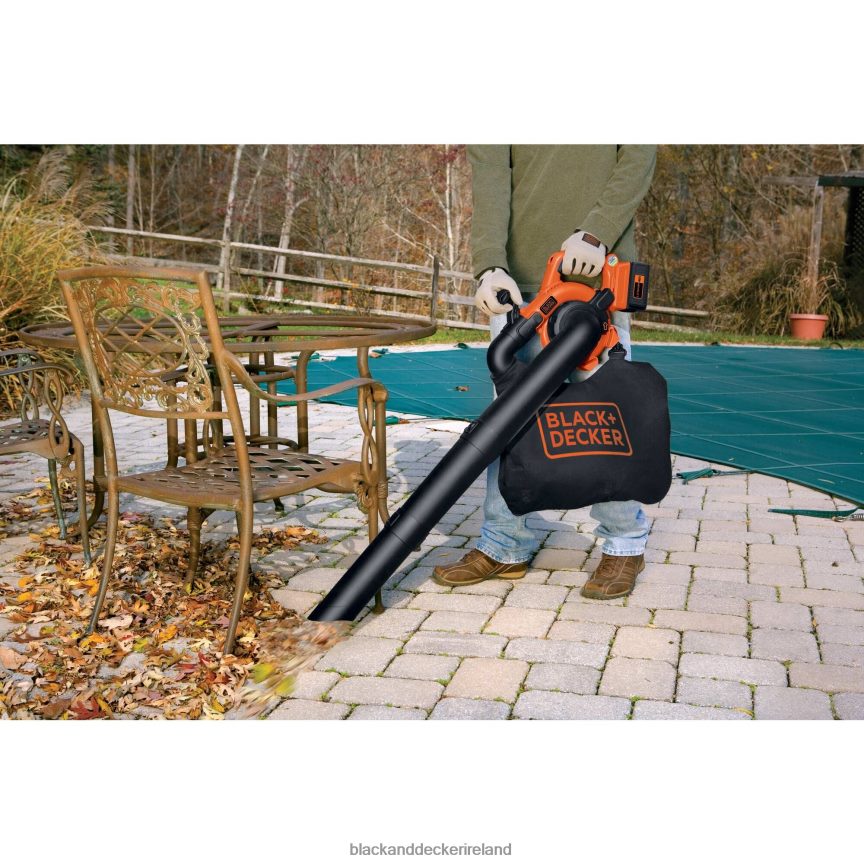 BLACK+DECKER 40V MAX Leaf Blower/Leaf Vacuum Kit Cordless 2TNNR2439 Outdoor
