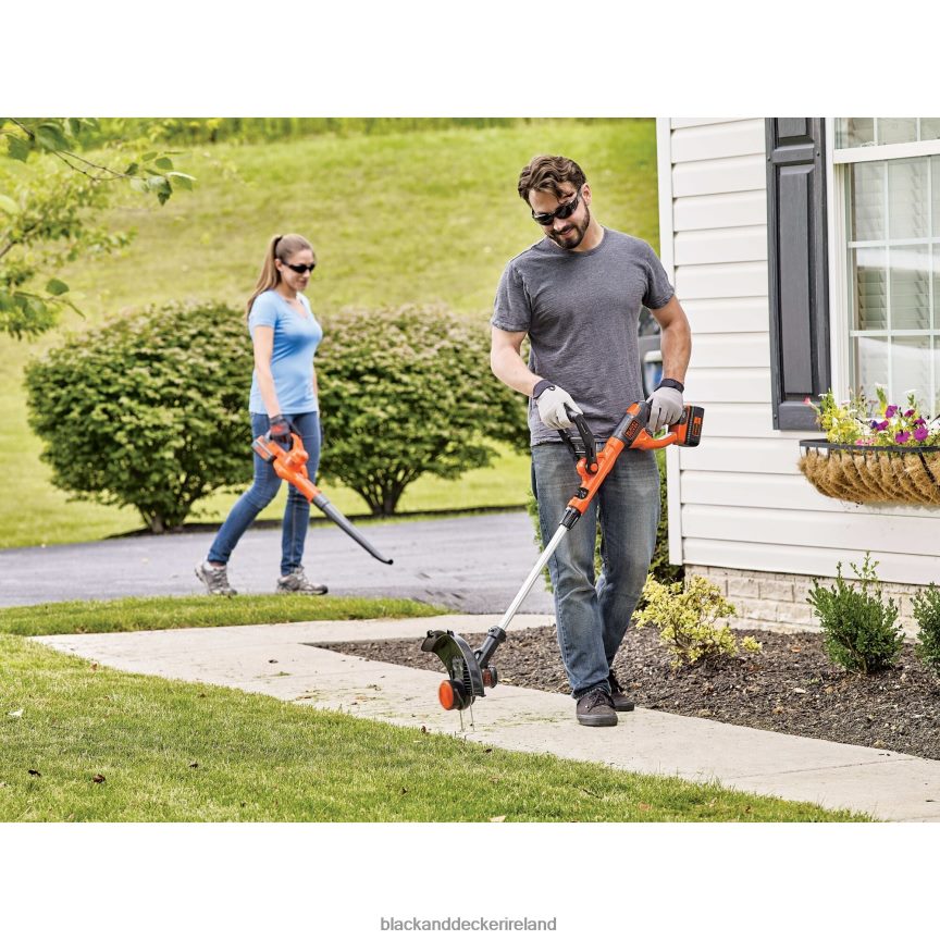 BLACK+DECKER 40V MAX Lithium String Trimmer/Sweeper Combo Kit 2TNNR2441 Outdoor