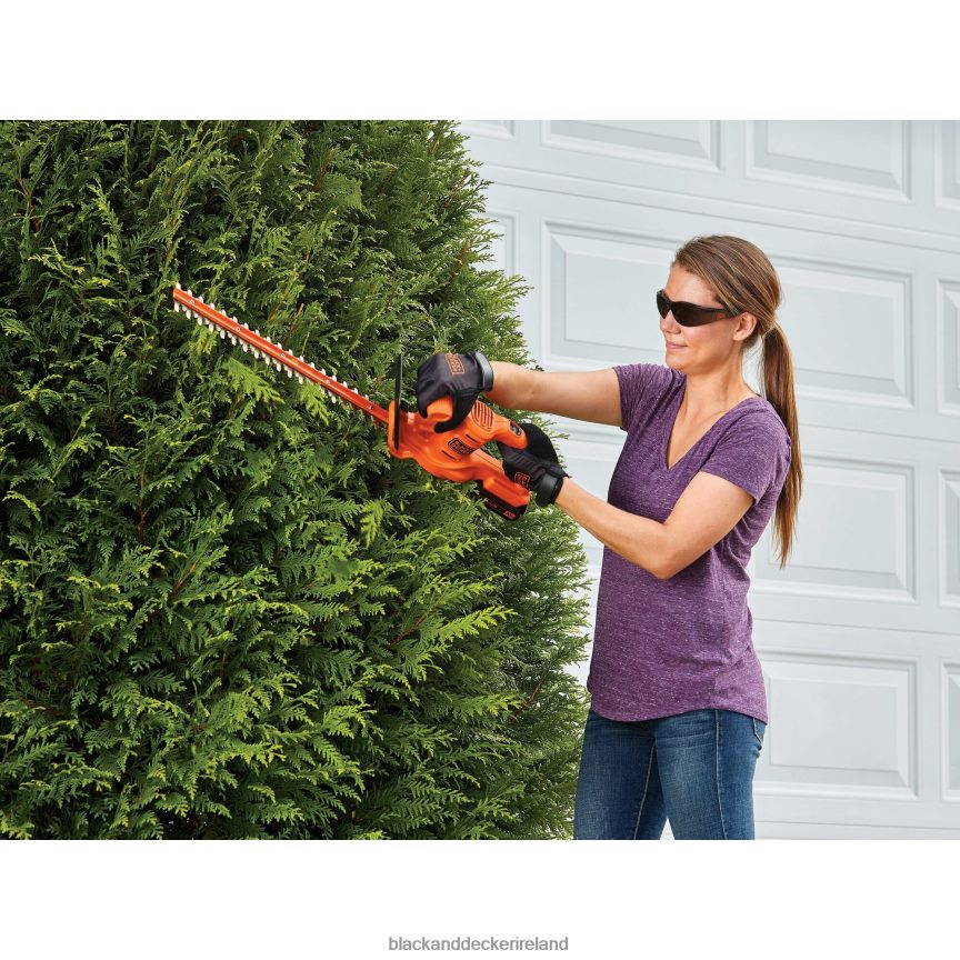 BLACK+DECKER 20V MAX Cordless Hedge Trimmer Battery & Charger Included 2TNNR2502 Outdoor