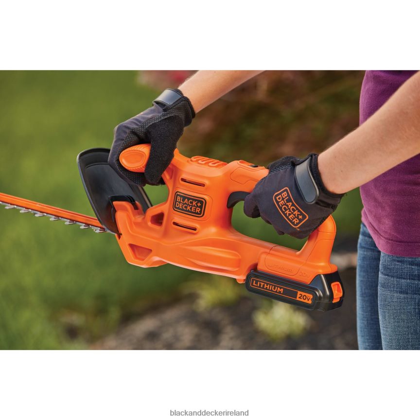 BLACK+DECKER 20V MAX Cordless Hedge Trimmer Battery & Charger Included 2TNNR2502 Outdoor
