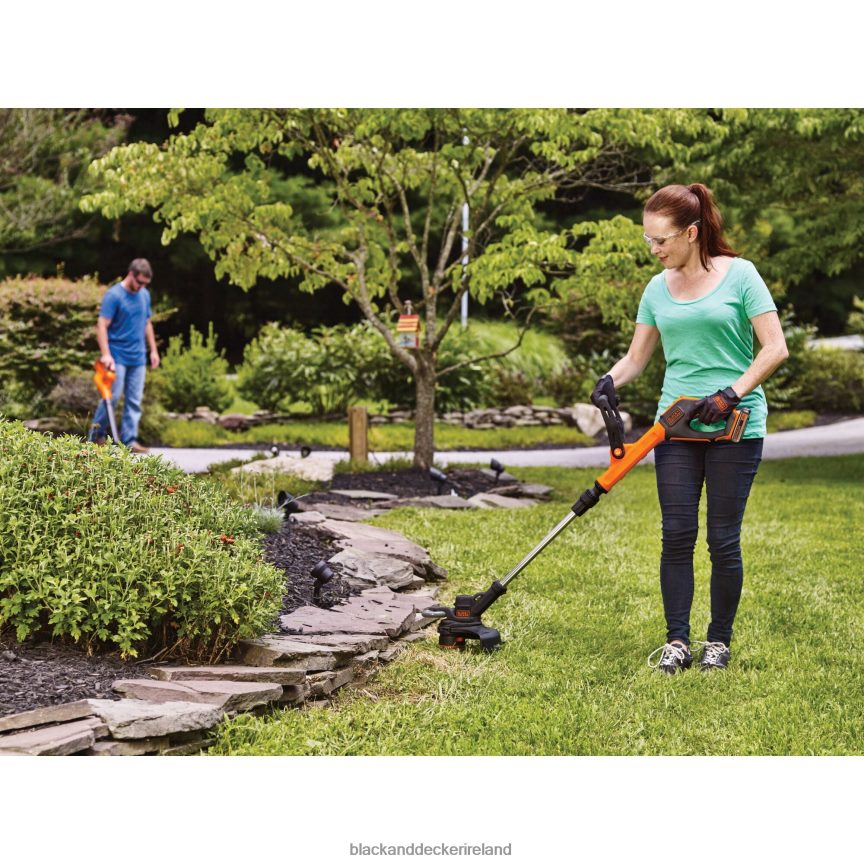 BLACK+DECKER 20V MAX String Trimmer 2-Speed 12-Inch Cordless 2TNNR2484 Outdoor