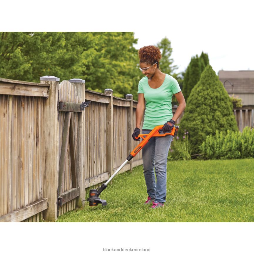BLACK+DECKER 20V MAX String Trimmer/Edger Kit 10-Inch 2TNNR2481 Outdoor