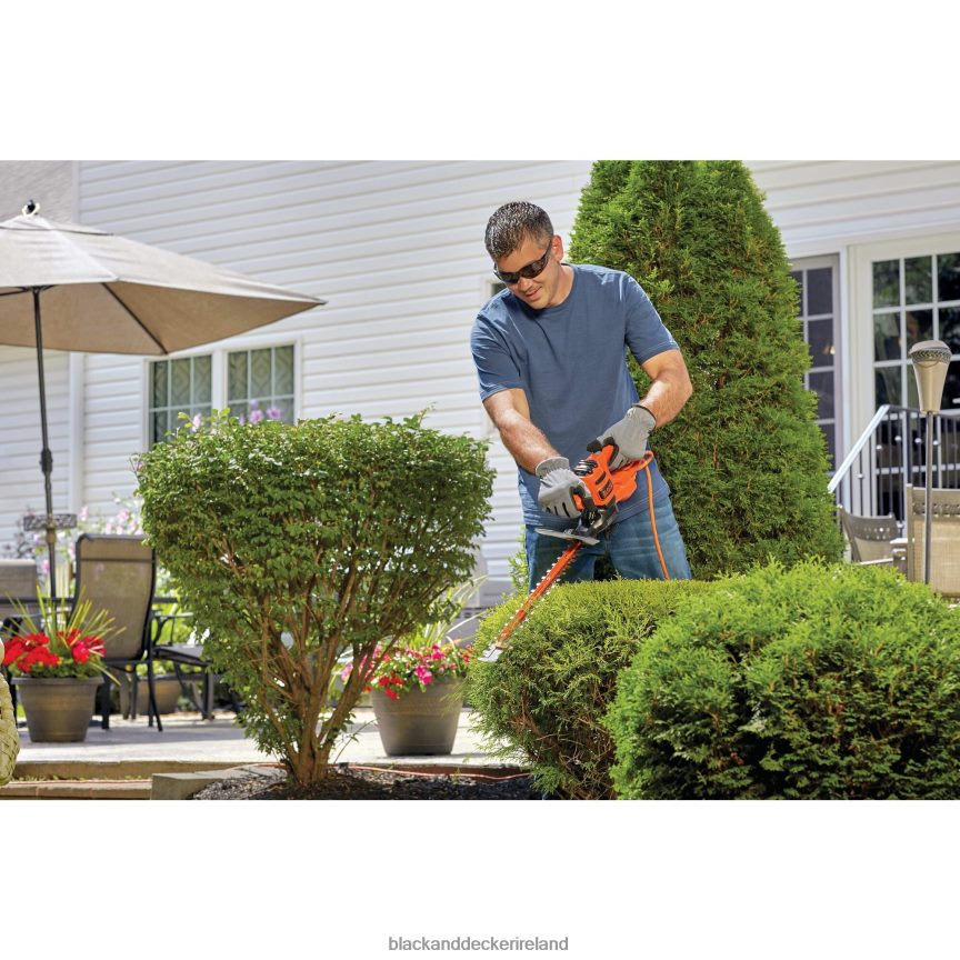 BLACK+DECKER Hedge Trimmer Dual-Action Blade 16-Inch 2TNNR2498 Outdoor