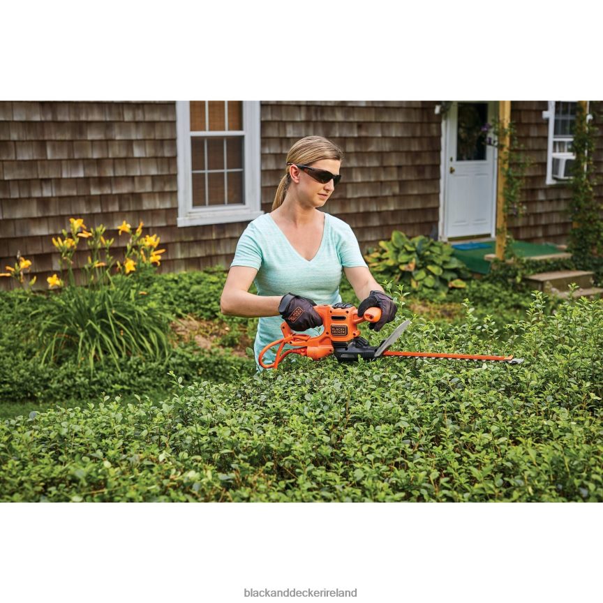 BLACK+DECKER Hedge Trimmer Dual-Action Blade 16-Inch 2TNNR2498 Outdoor