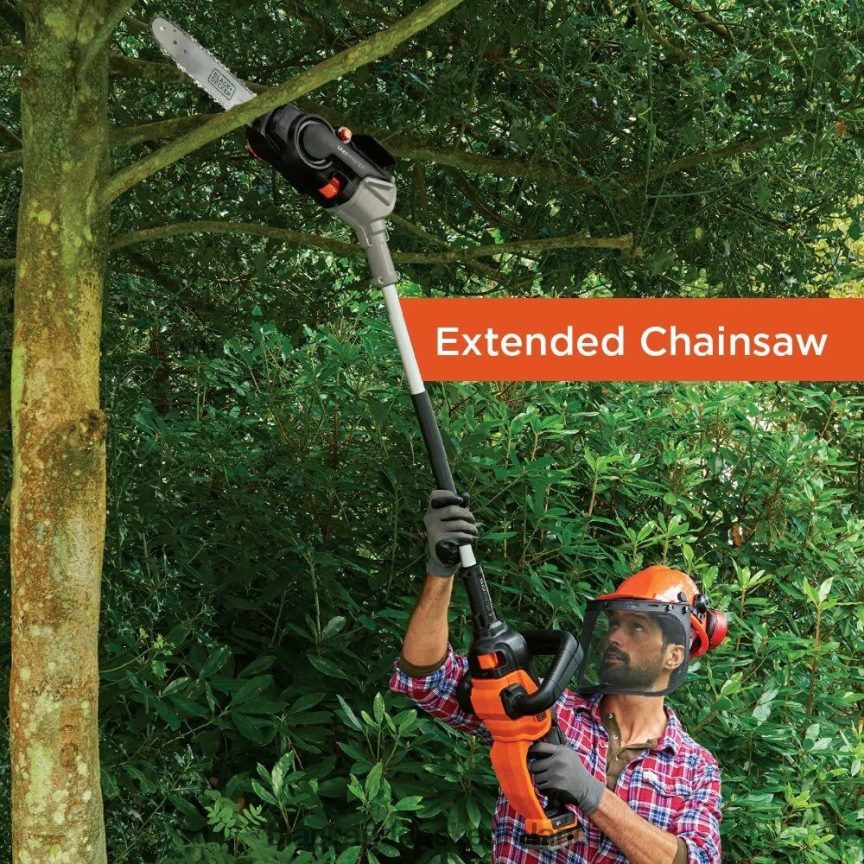 BLACK+DECKER 20V MAX Chainsaw Attachment 10-Inch 2TNNR2756 Tools