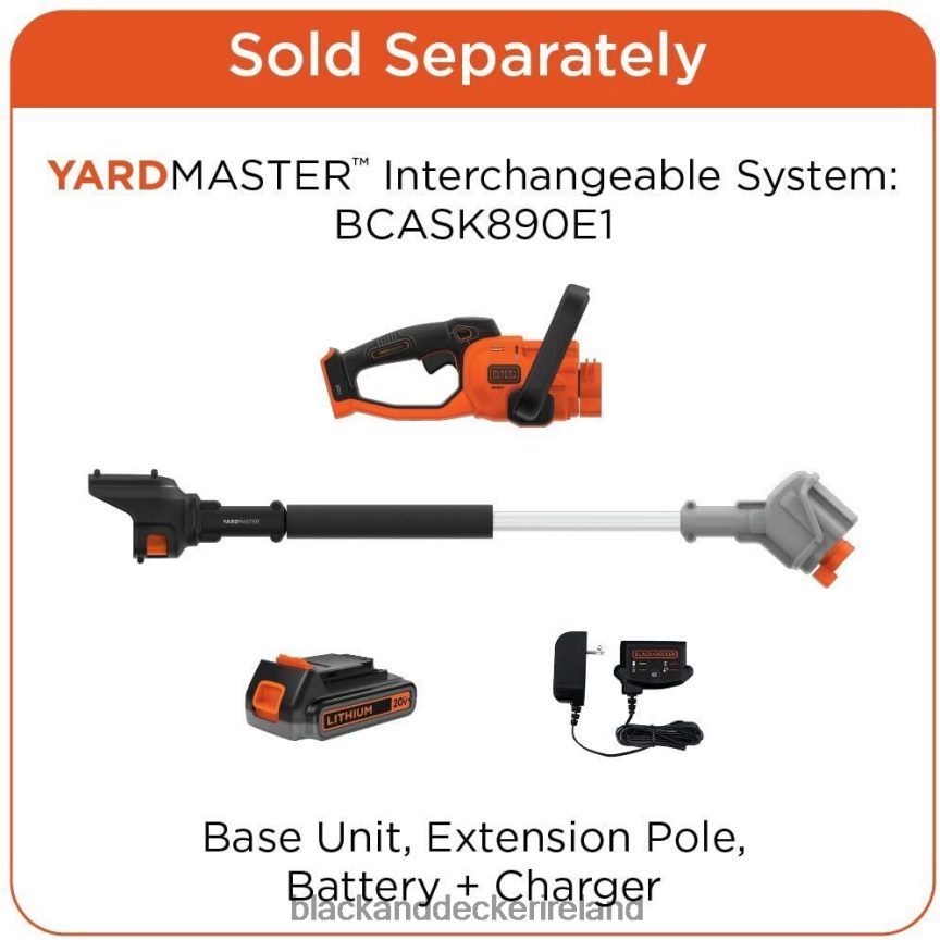 BLACK+DECKER 20V MAX Chainsaw Attachment 10-Inch 2TNNR2756 Tools