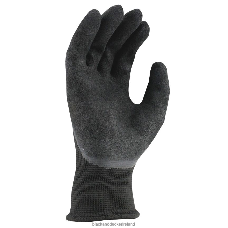 BLACK+DECKER Black Foam Latex Dip Glove 2TNNR2749 Tools