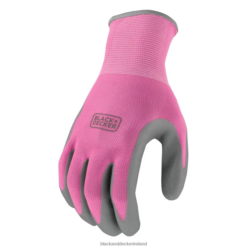 BLACK+DECKER Pink Ladies Foam Nitrile Grip Glove 2TNNR2754 Tools