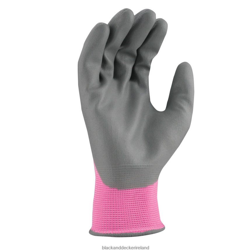 BLACK+DECKER Pink Ladies Foam Nitrile Grip Glove 2TNNR2754 Tools