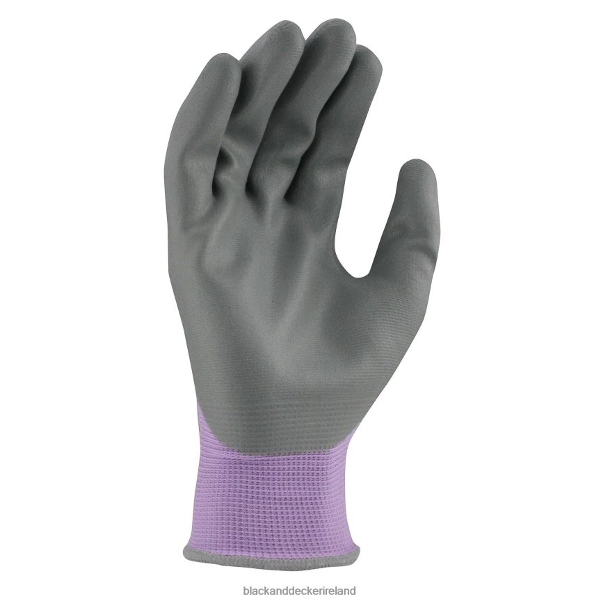 BLACK+DECKER Purple Ladies Foam Nitrile Grip Glove 2TNNR2752 Tools