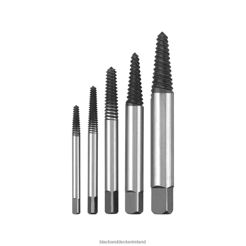 BLACK+DECKER Screw Extractor Set 5-Piece 2TNNR2759 Tools