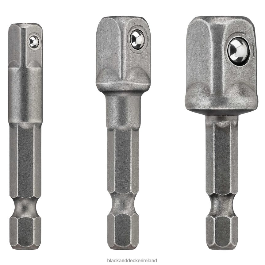 BLACK+DECKER Socket Adaptor Set 3-Piece 2TNNR2758 Tools