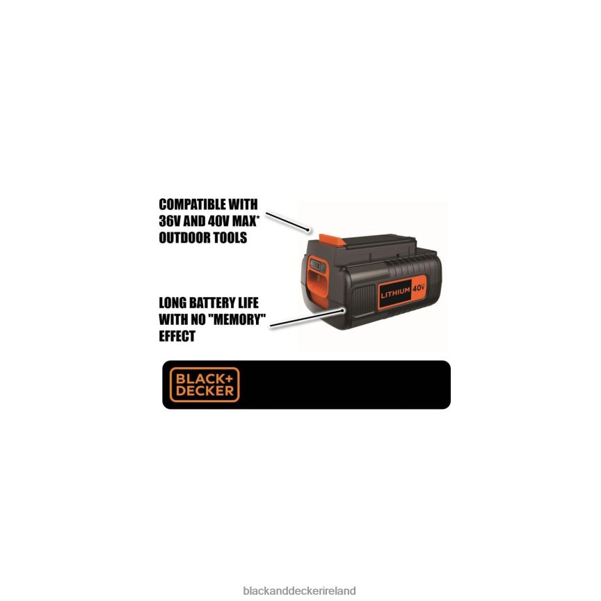 BLACK+DECKER 40V Max Battery 1.5-Ah 2TNNR2727 Tools