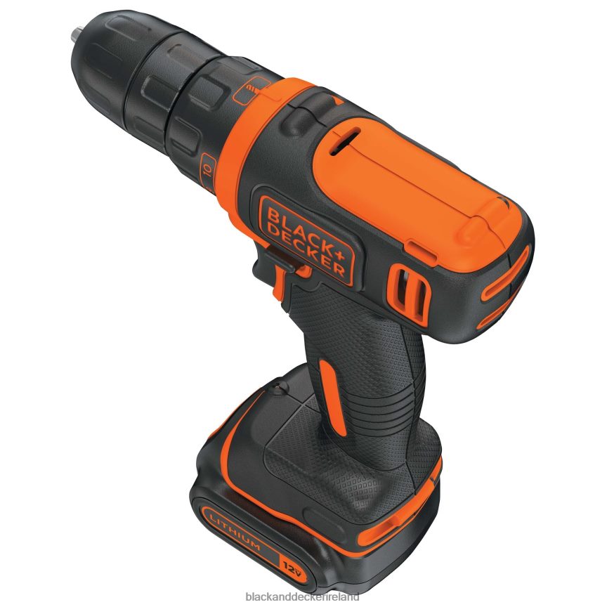 BLACK+DECKER 12V MAX Cordless 3/8 in Drill Driver Kit (1) Lithium Ion Battery with Charger 2TNNR2553 Tools