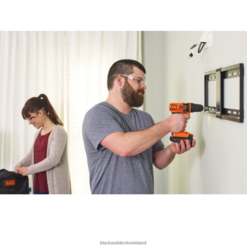 BLACK+DECKER 20V MAX Drill & Home Tool Kit 68 Piece 2TNNR2551 Tools