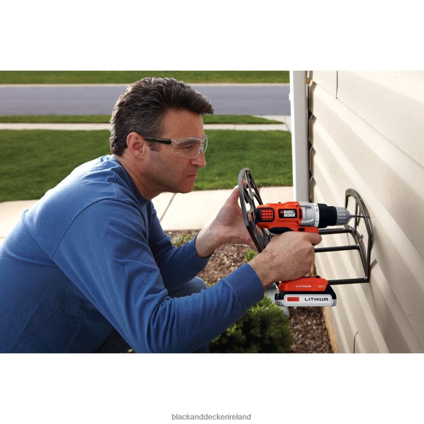 BLACK+DECKER 20V MAX Lithium 2-Speed Drill/Driver With Storage Bag Fast Charger 2TNNR2591 Tools