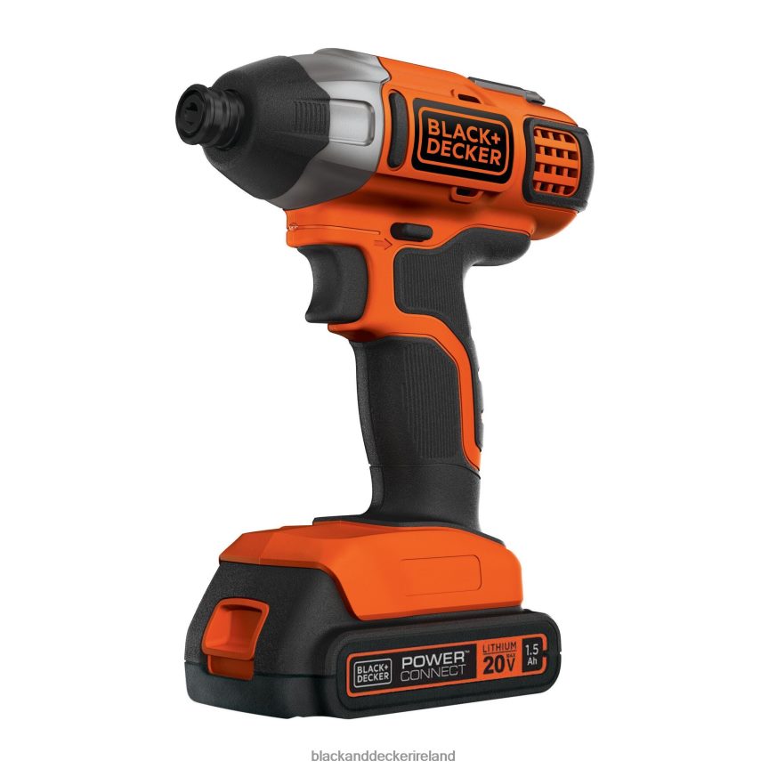 BLACK+DECKER 20V MAX POWERCONNECT 1/4 in. Cordless Impact Driver Kit 2TNNR2538 Tools