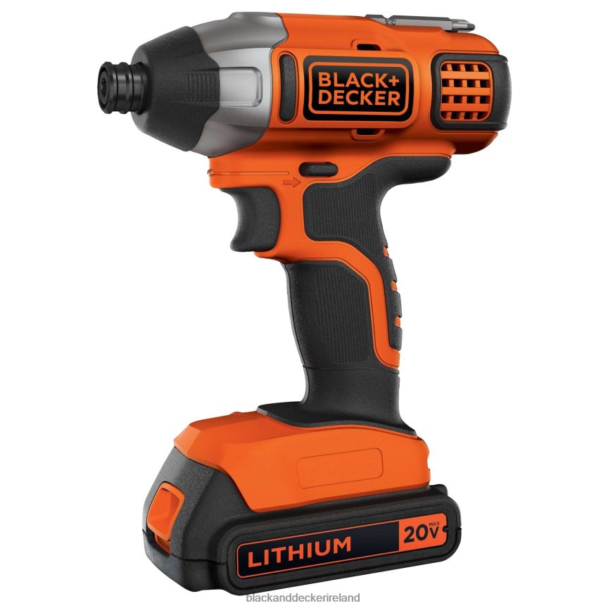BLACK+DECKER 20V MAX POWERCONNECT 1/4 in. Cordless Impact Driver Tool Only 2TNNR2537 Tools