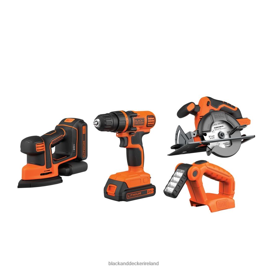 BLACK+DECKER 20V MAX POWERCONNECT Cordless Drill Combo Kit 4 Tool 2TNNR2545 Tools