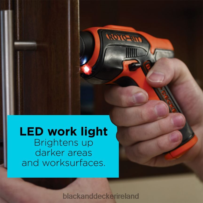 BLACK+DECKER 4V MAX Cordless Screwdriver With Bit Storage 2TNNR2560 Tools