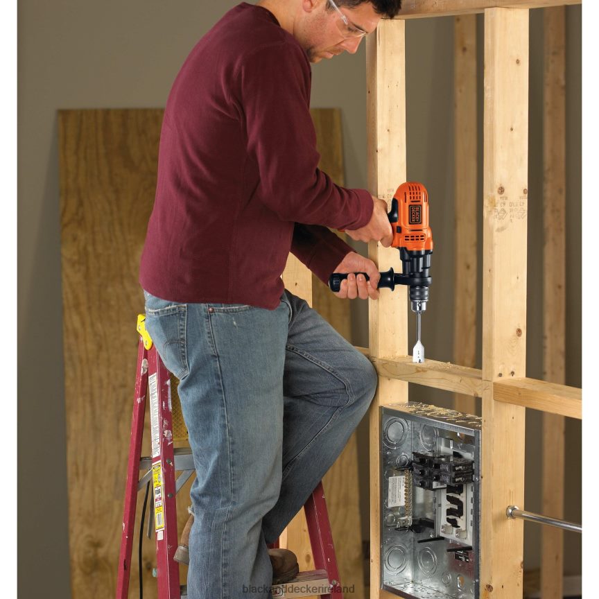 BLACK+DECKER 7.0 Amp 1/2 In. Electric Drill/Driver Kit 2TNNR2573 Tools