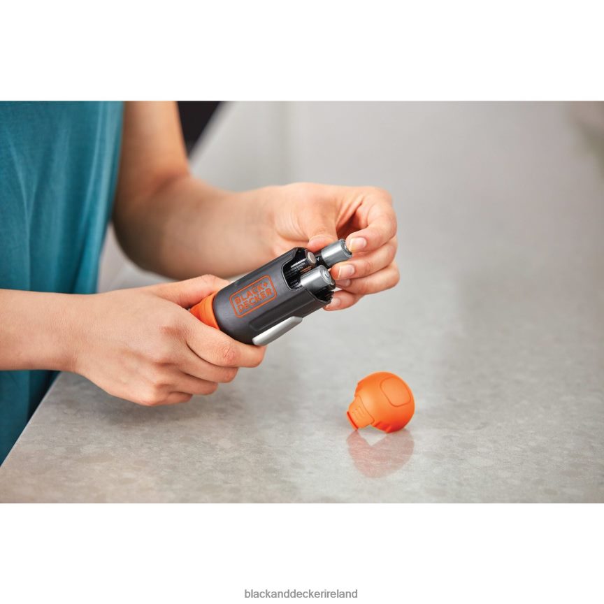 BLACK+DECKER Cordless Screwdriver with AA Batteries and 5 Fastening Bits 2TNNR2563 Tools