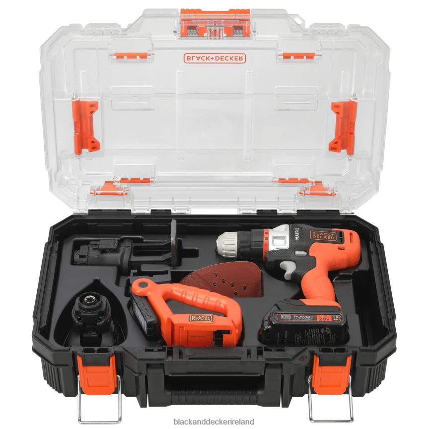 BLACK+DECKER MATRIX 20V MAX Cordless 4-Tool Combo Kit with Storage 2TNNR2526 Tools