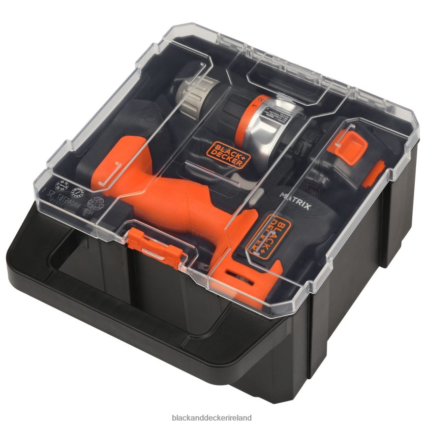 BLACK+DECKER MATRIX 20V MAX Drill Kit Includes Sander Attachment Storage Case Battery and Charger 2TNNR2525 Tools