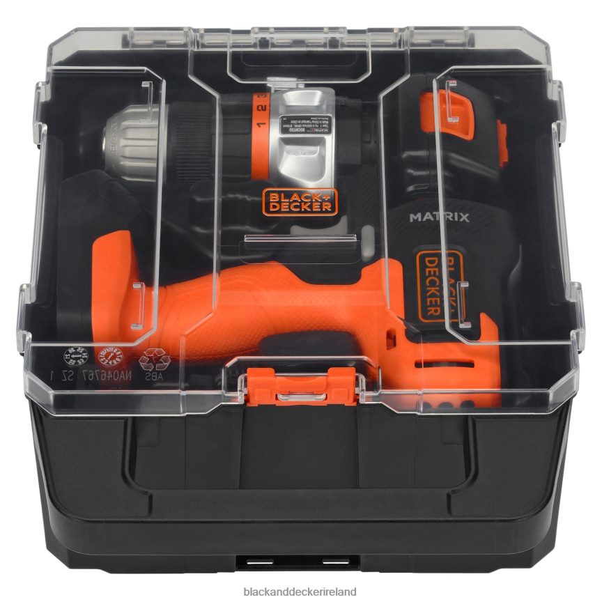 BLACK+DECKER MATRIX 20V MAX Drill Kit with Storage Case 2TNNR2582 Tools
