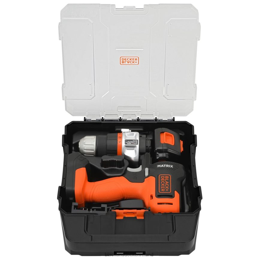 BLACK+DECKER MATRIX 20V MAX Drill Kit with Storage Case 2TNNR2582 Tools