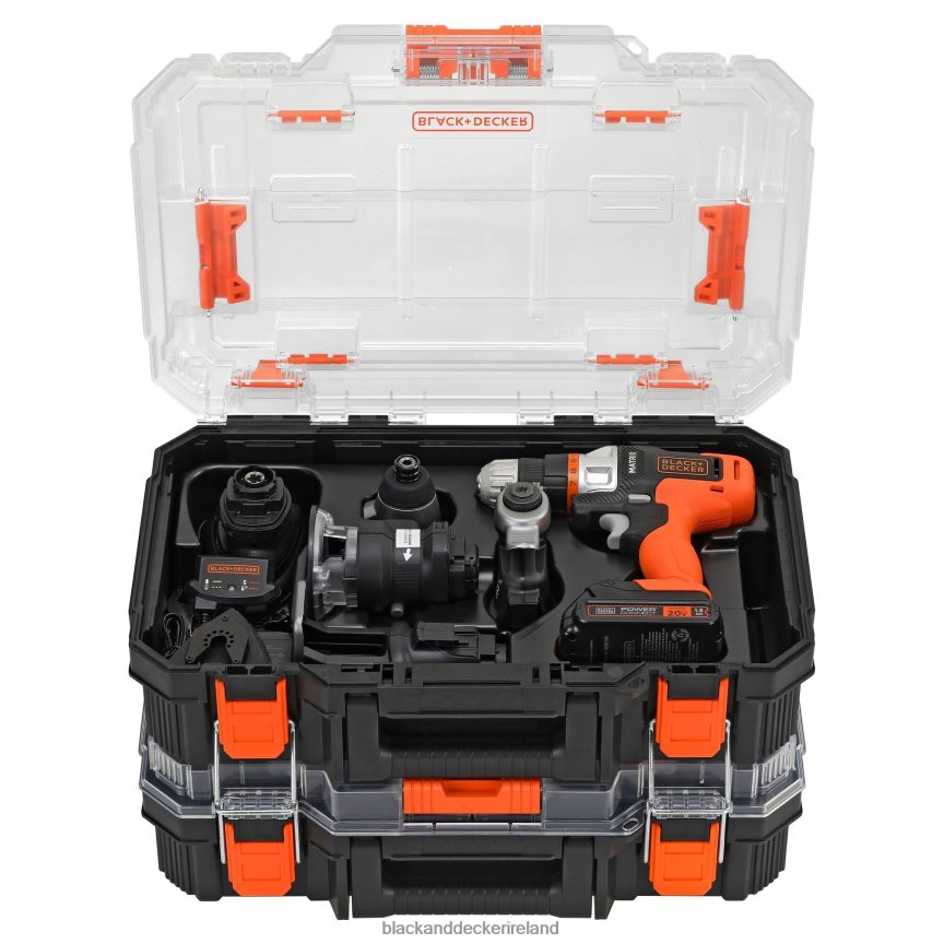 BLACK+DECKER MATRIX 20V MAX Power Tool Kit Includes Cordless Drill 12 Attachments and Storage Case 2TNNR2530 Tools