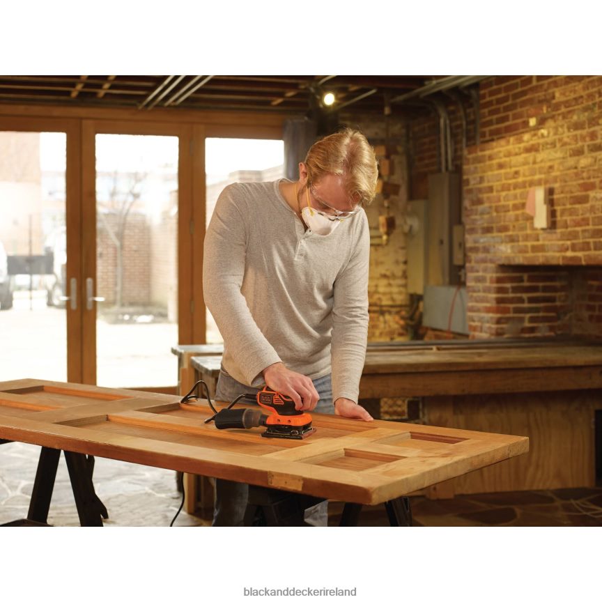 BLACK+DECKER 2.0 Amp Electric 1/4 Sheet Orbit Sander 2TNNR2623 Tools