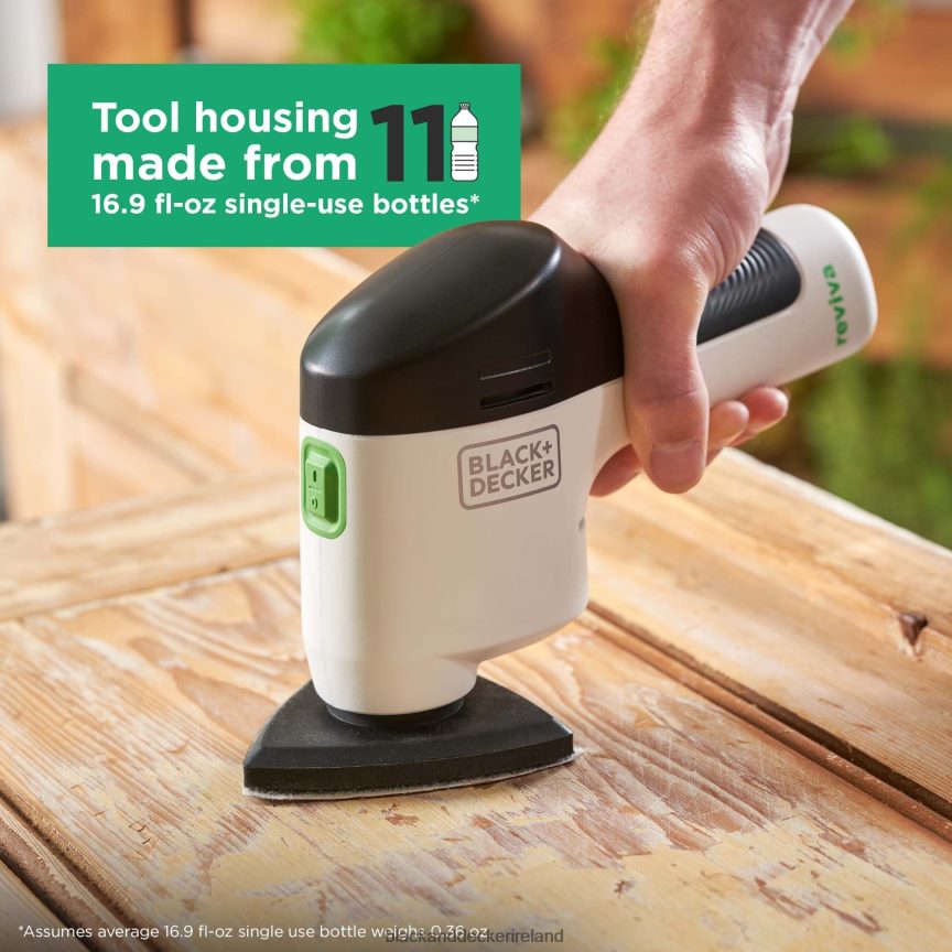 BLACK+DECKER reviva 12V MAX Cordless Detail Sander with Charger 2TNNR2616 Tools