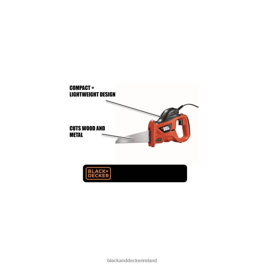 BLACK+DECKER Electric Hand Saw With Storage Bag 3.4-Amp 2TNNR2669 Tools