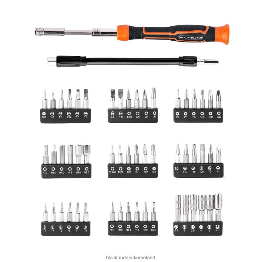 BLACK+DECKER 56Pc Precision Screwdriver Set 2TNNR2606 Tools