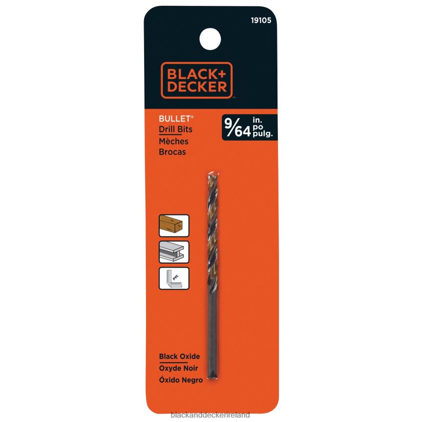 BLACK+DECKER Bullet Drill Bit 9/64-Inch 2TNNR2598 Tools