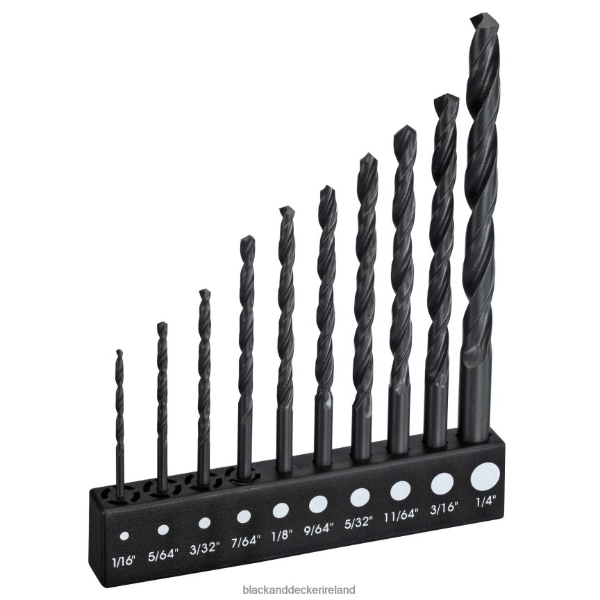BLACK+DECKER Drill Bit Set 10-Piece 2TNNR2597 Tools