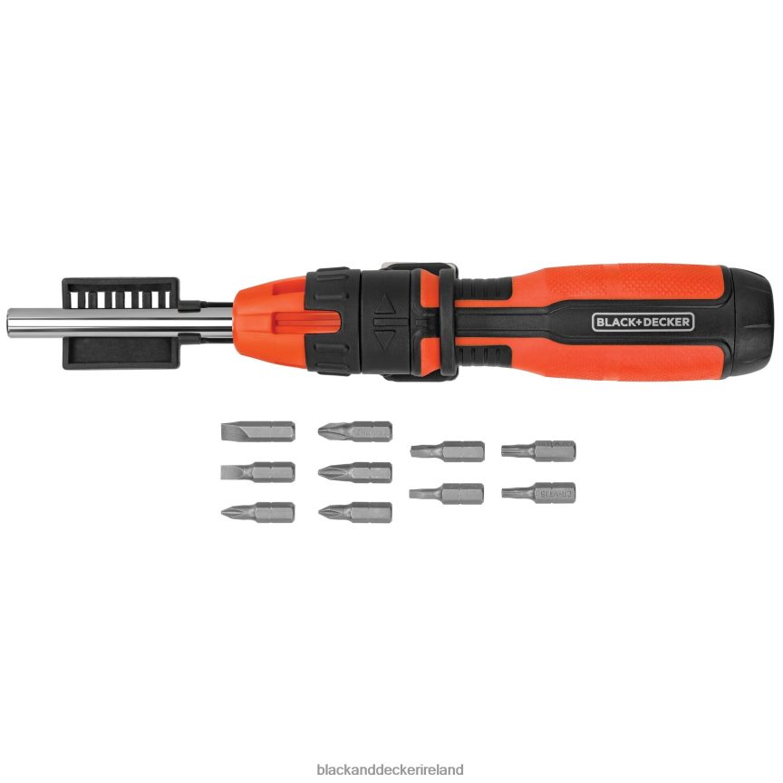 BLACK+DECKER Ratcheting Screwdriver 10 Bit 2TNNR2604 Tools